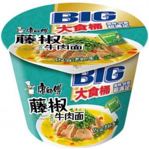 康师傅 大食桶【藤椒牛肉面】(桶) 112.5g