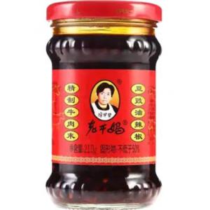 老干妈 牛肉末豆豉油辣椒 210g