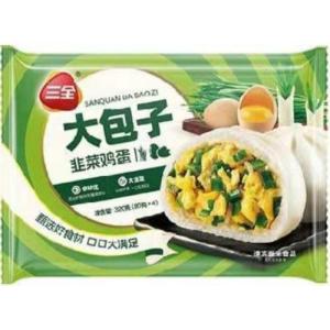 三全 大包子【韭菜鸡蛋】320g