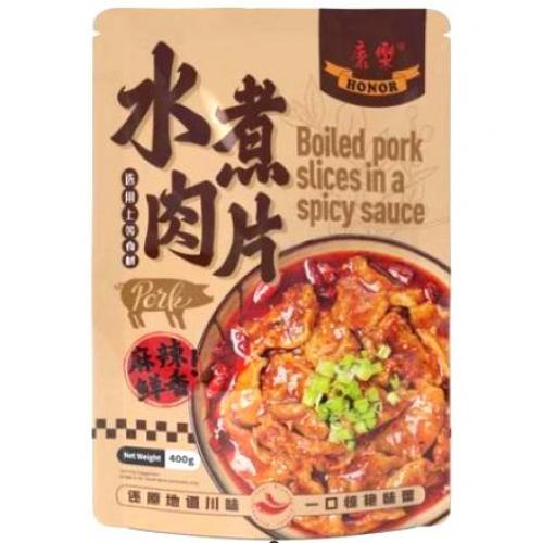 康乐【水煮肉片】回热即食 预制菜  400g