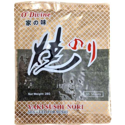 家の味【寿司紫菜】烤海苔 海苔紫菜手卷寿司专用 (10片装) 28g