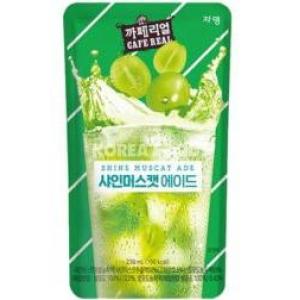 CAFE REAL 韩国冰果汁饮料【阳光玫瑰葡萄风味】230ml