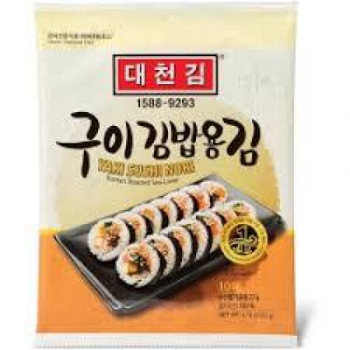 DAECHUN【寿司紫菜】烤海苔 海苔紫菜手卷寿司专用 (10片装) 22g