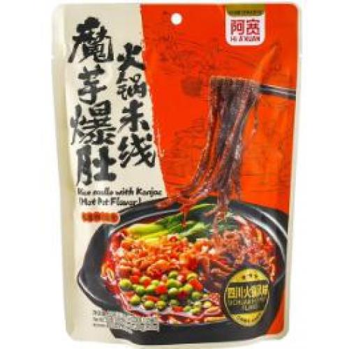 白家阿宽 魔芋爆肚火锅米线【四川火锅风味】350g