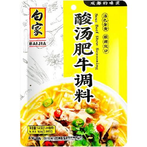 白家【酸汤肥牛调料】160g