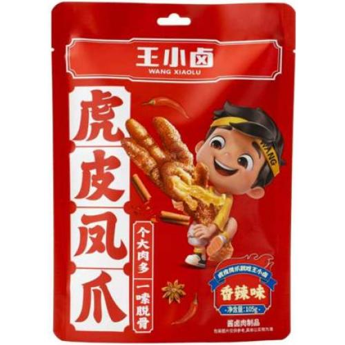 王小卤【虎皮凤爪 - 香辣味】105g