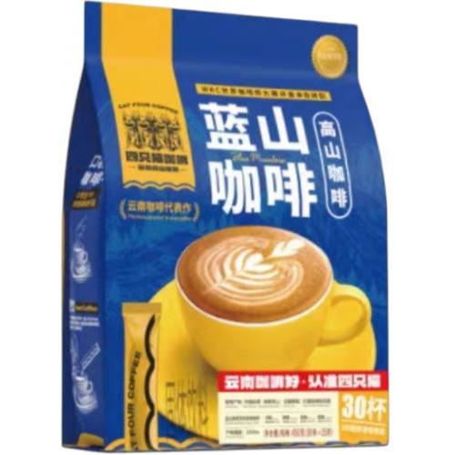 四只猫【蓝山咖啡】速溶咖啡 (30条入) 30x15g