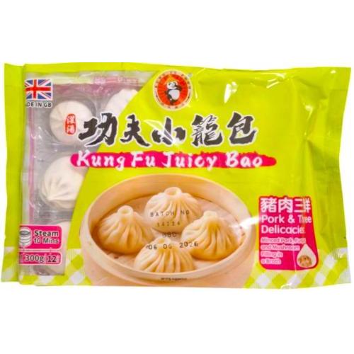 功夫 灌汤小笼包【猪肉三鲜】(12只) 300g