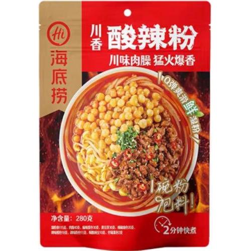 海底捞【川香酸辣粉】内附肉臊/豆芽/脆豌豆 280g