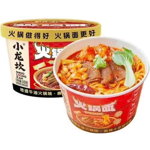 小龙坎【麻辣牛油火锅面】内附素毛肚虾滑 140g
