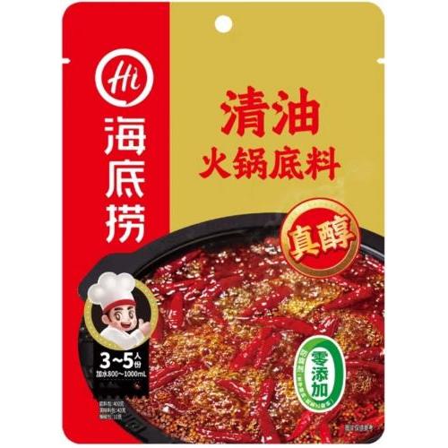 海底捞 零添加【真香麻辣清油】火锅底料 440g