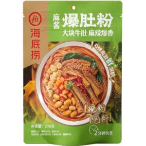 海底捞【麻酱爆肚粉】内附爽脆牛肚 210g