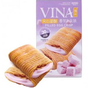 法丽兹 臻采夹心蛋酥【香芋牛乳味】100g