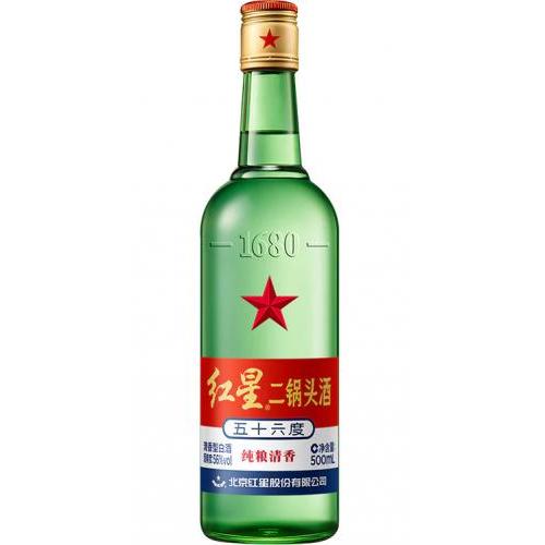 红星二锅头酒 (56度) 白酒 500ml