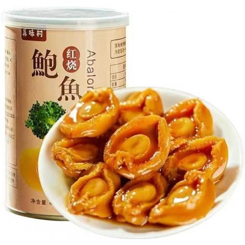 真味村【红烧鲍鱼】开罐即食熟鲍鱼 425g