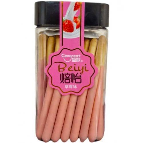 盛歌 焙怡饼干条【草莓味】涂层棒/饼干棒 150g