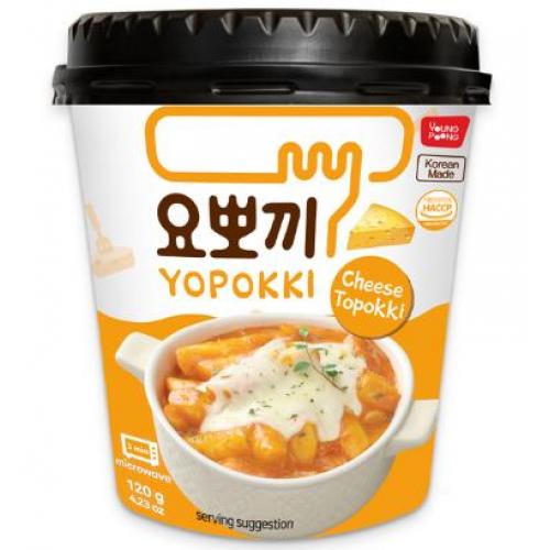 YOPOKKI 优波奇【芝士味】即食辣炒年糕 韩国进口 可微波 (杯) 120g