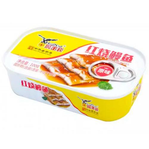鹰金钱【红烧鳗鱼】易拉罐头 100g