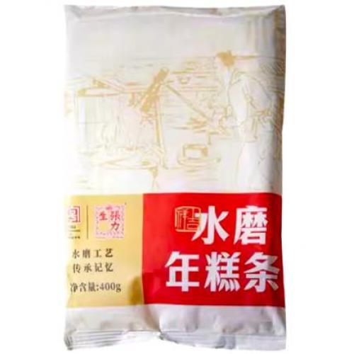 张力生【水磨年糕条】火锅年糕条 400g
