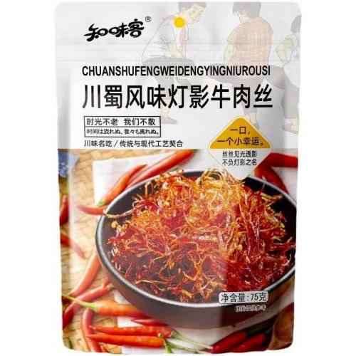 知味客【川蜀风味灯影牛肉丝】75g