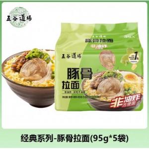五谷道场 经典系列【豚骨拉面】(5袋装) 5x95g