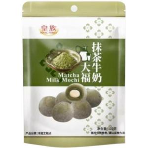 皇族【抹茶牛奶大福】麻糬/麻薯 102g