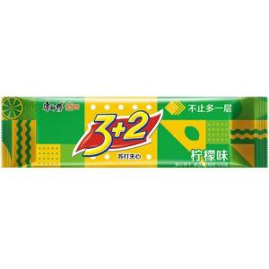 康师傅【清新柠檬味】3+2 苏打夹心饼干 125g