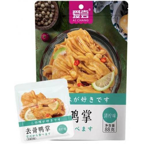 爱尝【去骨鸭掌 - 青柠味】88g