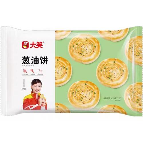 大笑【葱油饼】(12个) 420g