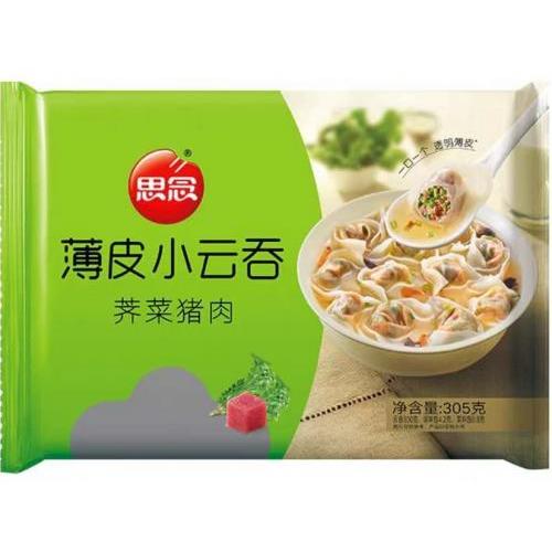 思念 薄皮小云吞【荠菜猪肉】305g