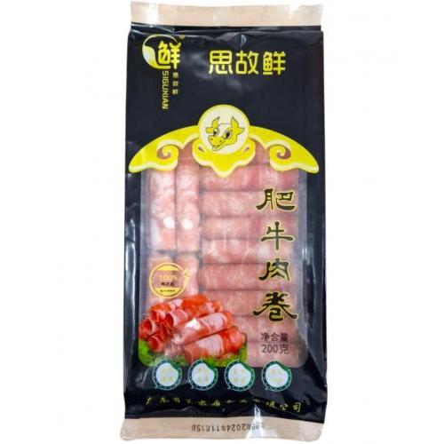 思故鲜【肥牛肉卷】肥牛卷 200g
