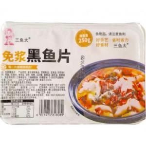 三鱼太【免浆黑鱼片】250g