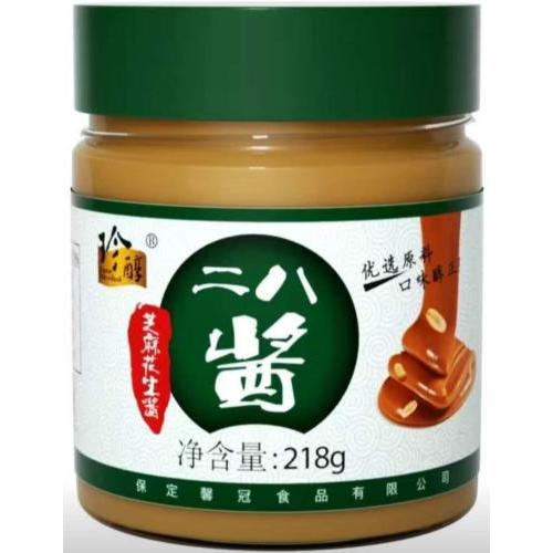 珍醇【二八酱】芝麻花生酱 麻酱凉面/棒棒鸡丝专用酱料 218g