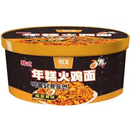 食汇韩 式年糕火鸡面【咸蛋黄味】186g