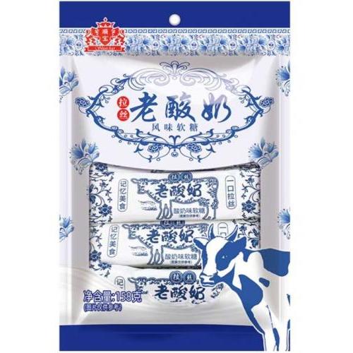 顺宝【拉丝老酸奶】风味软糖 158g