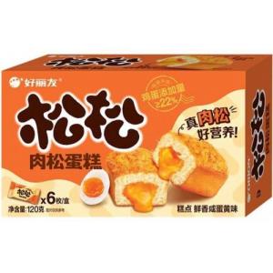 好丽友 松松【肉松蛋糕 - 咸蛋黄味】(6枚入) 120g