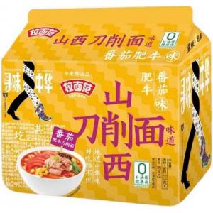 今麦郎 拉面范 山西刀削面【番茄肥牛味】(5袋装) 5x113g