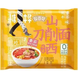 今麦郎 拉面范 山西刀削面【番茄肥牛味】(单包) 113g
