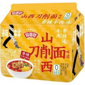 今麦郎 拉面范 山西刀削面【香辣牛肉味】(5袋装) 5x118g