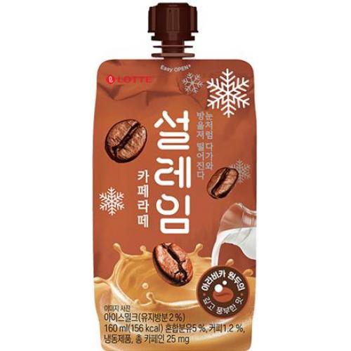 乐天 吸吸雪糕【咖啡味】绵绵冰/冰淇淋 160ml