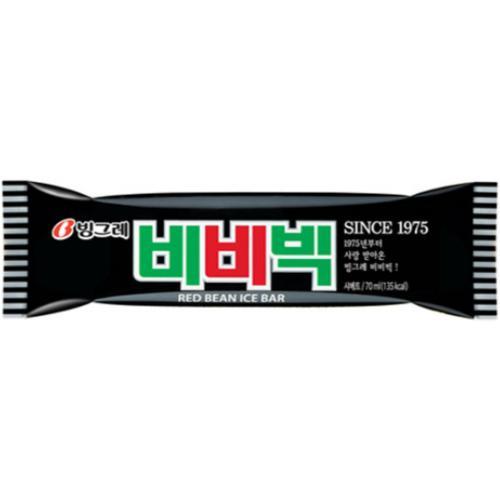BINGGREA 韩国冰棒【红豆味】冰淇淋 70ml
