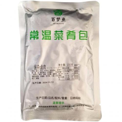 百梦鱼【豌杂卤肉】常温菜肴包 200g
