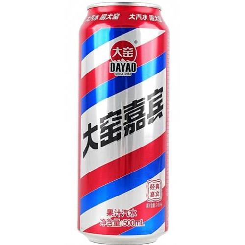 大窑嘉宾【果汁汽水】500ml