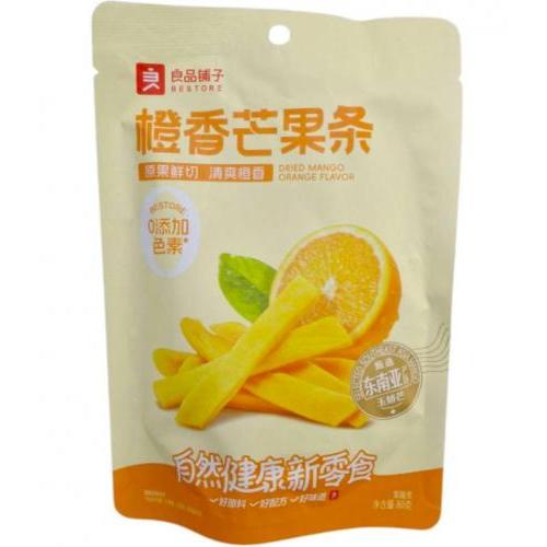 良品铺子【橙香芒果条】80g