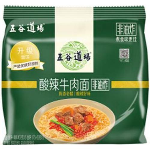 五谷道场【酸辣牛肉面】(5袋装) 5x119g