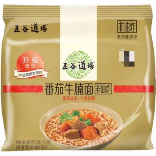 五谷道场【番茄牛腩面】(5袋装) 5x112g