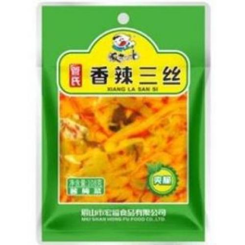 饭扫光 管氏【香辣三丝】下饭菜/榨菜/酱腌菜 (袋装) 138g