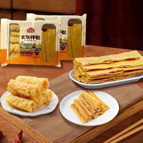 豆来运【响铃卷+豆皮+腐竹】火锅伴侣 200g