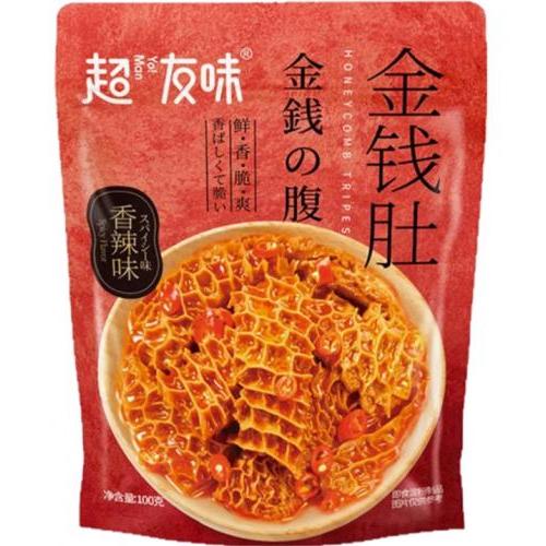 超友味【素金钱肚 - 香辣味】90g