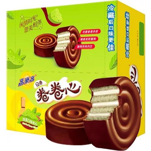 高乐高【卷卷心 - 巧克力抹茶口味夹心】(24枚) 600g